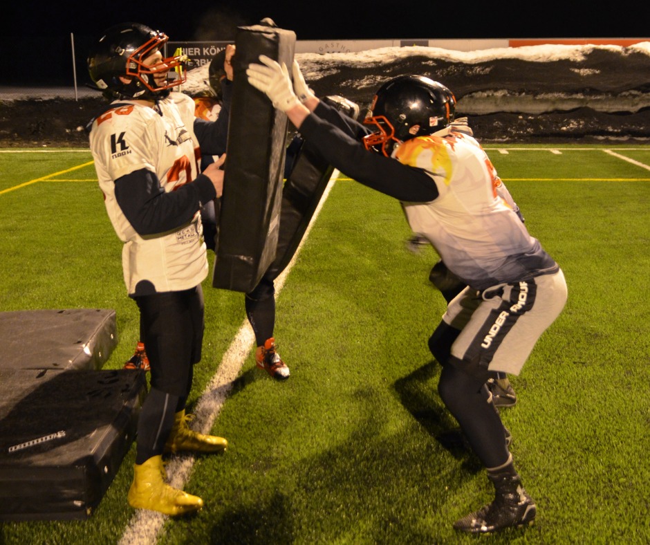 American Football Hand Shield Europe