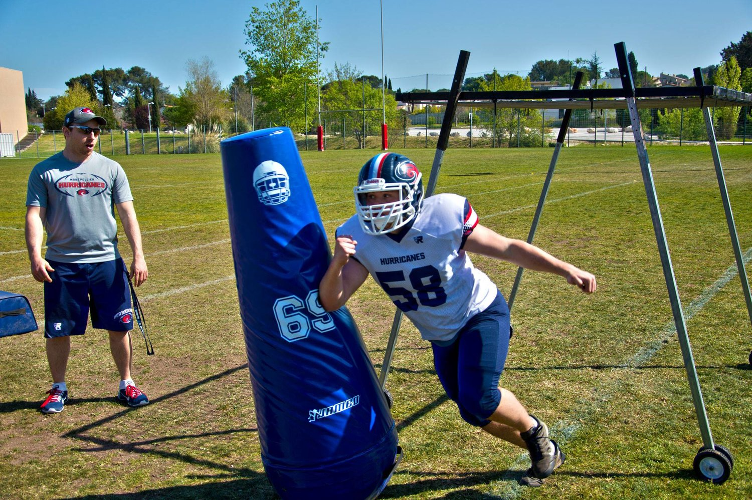 The influence of American Football Training Equipment in European Programs